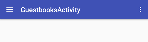 Figure 2: Upon login, the app takes you to the new activity.