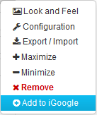 Figure 10.18: Users simply click the Add to iGoogle button to add your portlet to their iGoogle page.