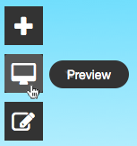 Figure 1: You can open the Preview menu to preview your portal in other devices