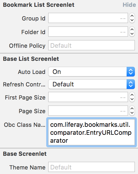 Sorting Your List Screenlet – Liferay Help Center