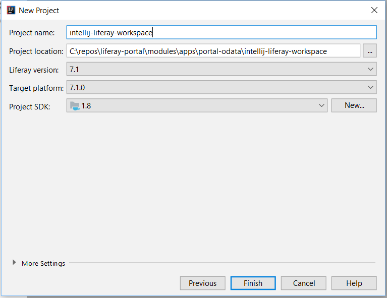 Creating A Liferay Workspace With Intellij Idea Liferay Help Center