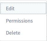 Figure 4: You can delete a custom field, edit it, or configure its permissions.