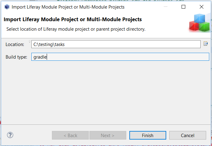 Figure 1: You can import a single project or folder of projects.