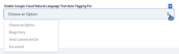 Dynamically Populating Select List Fields In The Configuration Ui Liferay Help Center