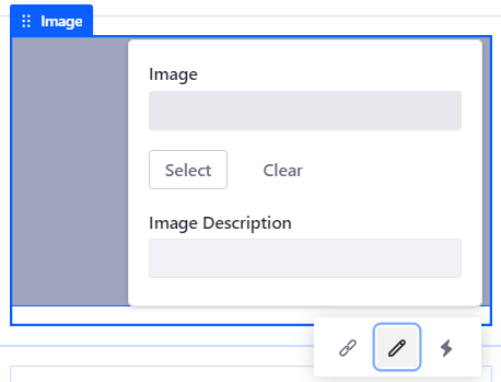 Figure 1: You have several options for defining an image on a Content Page.